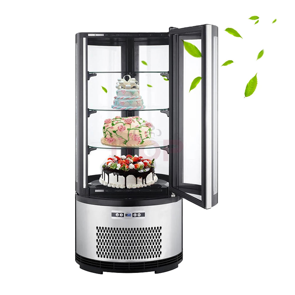 Refrigerated Chocolate Display Case New Style Glass Door Cake Dessert Display Refrigerated Fresh-keeping Cabinet
