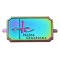 High Quality rainbow logo Metal Name Tags Plate for Handbag