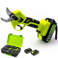 21V Lithium-ion Cordless DIY Rubber Handle Bypass Electric Scissors Pruning Shears