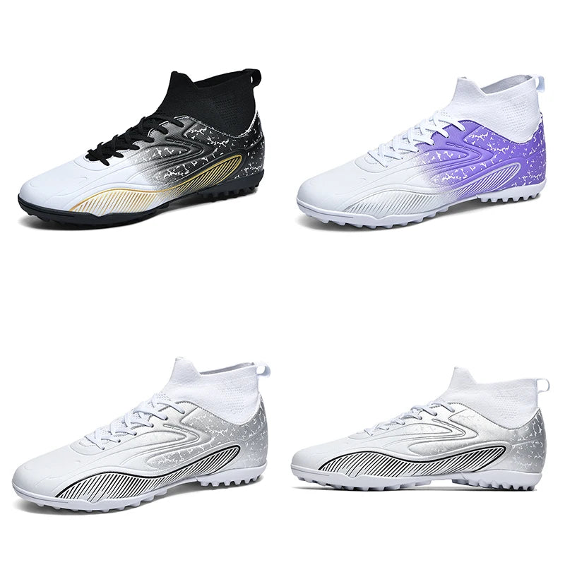 Factory Direct Sales Hot Selling Men's Non-slip Breathable Soccer Shoes Indoor Women Training Football Shoes