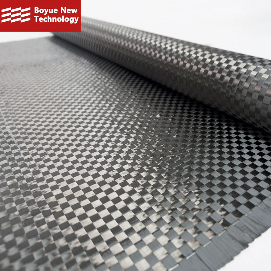 Hot Selling  200gsm 12K Ultra-high Strength Carbon Fiber Spread Cloth for Automotive Sporting