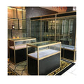 Direct Selling Custom Heavy Duty Aluminum Alloy Jewelry Counter Boutique Display Cabinet for Mobile Phone Accessories