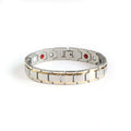 12mm Stainless Steel Germanium Therapy Bracelet Trendy Unisex Energy Balance Relief Healing Bracelet Perfect Gift for Him Her