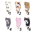 Cute Cartoon Animal Cat Enamel Charms Colorful Enamel Cat Pet Pendants for Necklace Earrings Bracelets Anklet Jewelry Findings