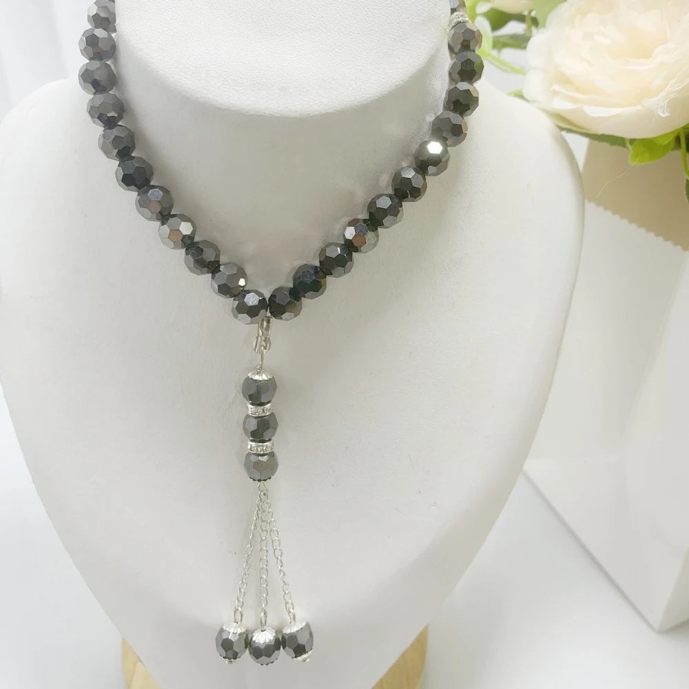 Healing Heart Beads Crystal Bracelet Crystal Divine Symbols Talisman Activate Rosary Beads Meditation Bangle Prayer Bracelet