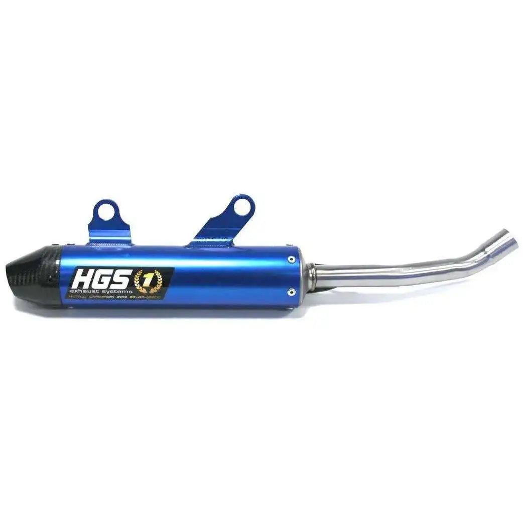 HGS Blue Silencer with Carbon End Cap for FANTIC 125 XE 23-25 Pipe Fittings Italy