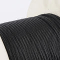 304/316 Oxidized Blackened Steel Wire Rope 7*19 Stage Cable for Construction Coil Packing Hardware