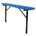 Contemporary Outdoor Steel Sitting Bench Backless Embedded Metal Mesh for Park Public Garden & School Modern Outdoor Furniture