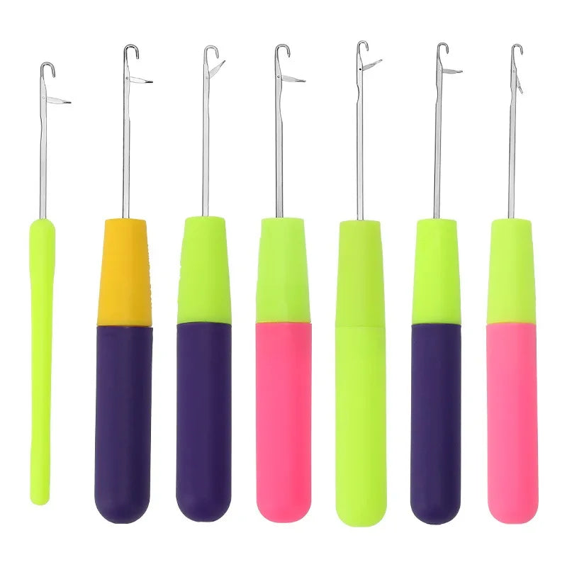 Plastic Knitting and Crochet Needles for Jumbo Braiding Twist Hair and Weaving Dreadlock