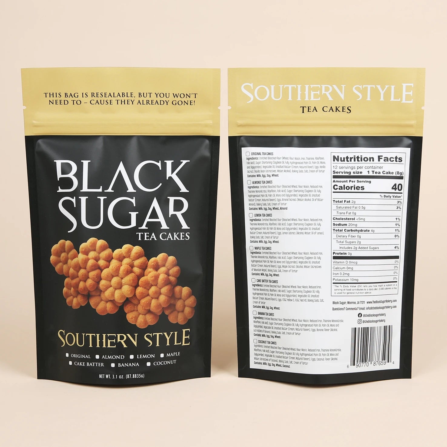 Free Design Sample Standing Aluminum Pouch Custom PET Food Packaging for Candy Sugar Cereals Tea & Foil Doypack