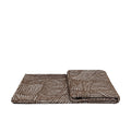 Tiff Home Eco-Friendly Lines Textured Plain Style Throw Blanket with Custom Label Direct Wholesale for Home Decor