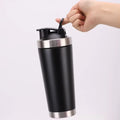 BPA Free 500/750ml Double Wall Stainless Steel Mixer Bottle Custom Logo Shaker Bottle for Protein MegaBDM