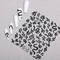 Wholesale Professional Salon Products DIY Nail Decal Design Wave Stickers Nail Art Decoration and Rhinestones