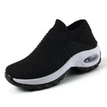 Sepatu Wanita Zapatillas De Deportiva Mujer Air Cushion Sole OEM Platform Slip on Sneakers Women Running Shoes