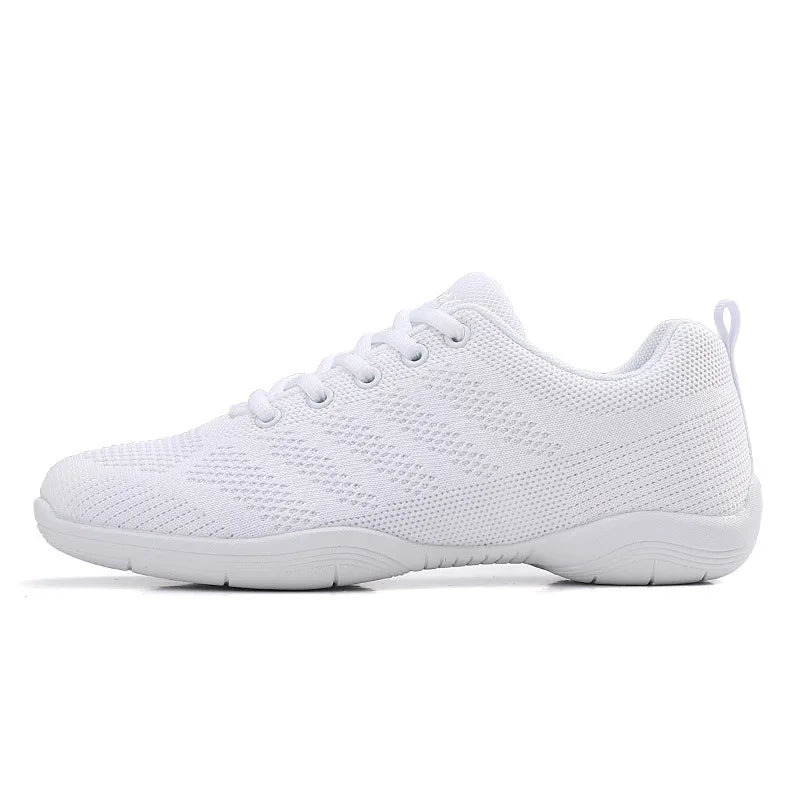 Girls White Cheerleading Shoes Breathable Youth Cheer Competition Sneakers Athletic Training Dance Tennis Walking dance Shoes