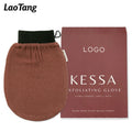 Custom Package  Viscose Morocco Body Scrub Kessa Mitt Glove Exfoliate Bath Exfoliating Gloves
