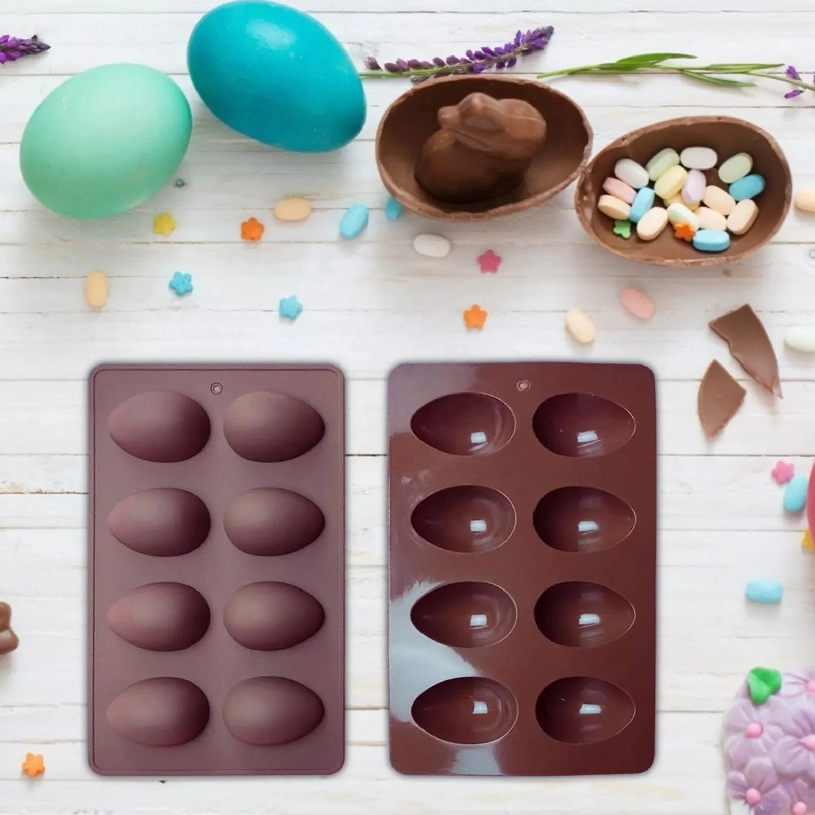 D5077 Dinosaur eggs Quirky egg Soap ice cream Pudding jelly Mousse Fondant Cake Chocolates decorate Resin Mold Silicone 3D Mould