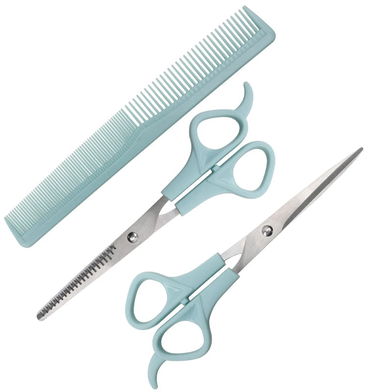 Factory Wholesale 3 in 1 Stainless Steel Thinning Hair Pet Scissors Set Professional Pet Grooming Hair Scissors for Dog Cat
