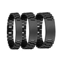 Fatingna Customized 3/5 Baht Interval Gold Stainless Steel Fashion Bracelet 8/10/12/18/20/22/24mm Black/Silver/Bangles Jewelry