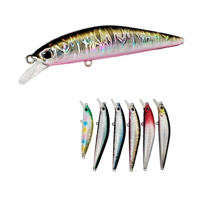MISTER LURE Manufacture Fishing Minnow Japanese Head Plastic Lure Fishing Bait Deep Sea Fishing Lure