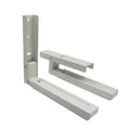 Zuogang Wholesale Vintage Cast Iron Wall Shelf Bracket Large Floating Iron Shelves for Storage Microwave Oven Stand