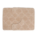 Wholesale Custom Super Absorbent Anti-slip Home Use Microfiber 3 Pieces Bath Mats Set