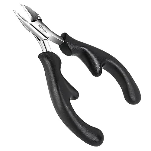 Heavy Duty 20mm Double Barrel Spring Toe Nail Clipper Super Sharp Curved Trimmer for Thick Toenails Manicure Pedicure Tool for