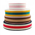 Twill Pattern Colorful Jacquard Webbing 38mm Webbing Bag Accessories Shoulder Bag Strap Webbing Belt