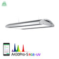 WEEKLED A430Pro Silver  Led Aquarium Light for Freshwater Aquarium APP Control ADA Style RGB Led Aquarium Light