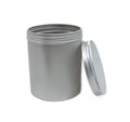 Hot Sale Wholesale Aluminum 500ml 500g 20oz Cosmetic Candle Tins with Lids in Shiny Silver Gold Rose Gold Matte Black