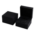 PU Leather Watch Box Hot Selling Customizable Single Handmade  in Black and White with Logo Pillow Watch Cases