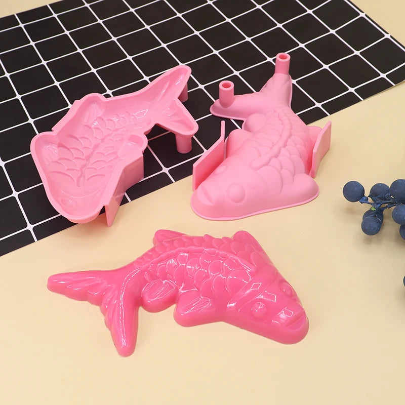 1 Pcs Hand Baked Fish Mold Plastic Baked Cookie Mold Tools Pastry/Complementary Food /DIY Plastic Mold