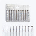 Wholesale Rotary Burrs Electric Nail File for Manicure Pedicure Efficient Nail Bur Blister Pack Diamond Nail Drill Bit Set