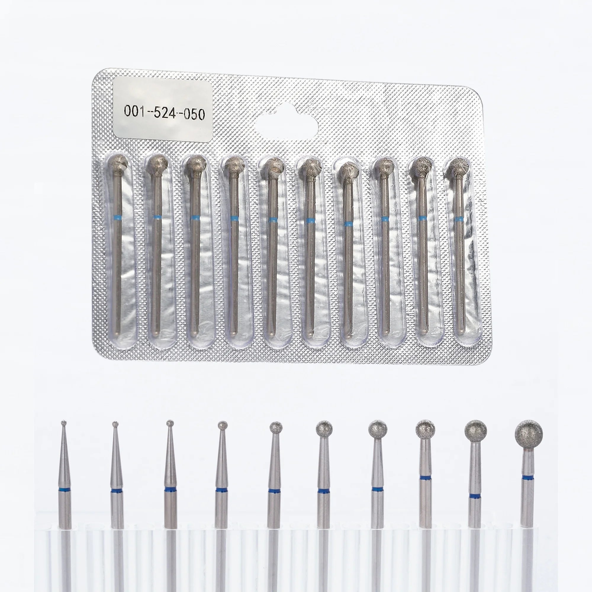 Wholesale Rotary Burrs Electric Nail File for Manicure Pedicure Efficient Nail Bur Blister Pack Diamond Nail Drill Bit Set