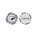 Manufacturer Golf Accessories Custom Logo Plastic Golf Ball Marker Poker Chips Ball Marker