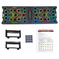 12-in-1 Premium Foldable Push-Up Rack Board Material Workout Fitness Exercise System Training Pull System