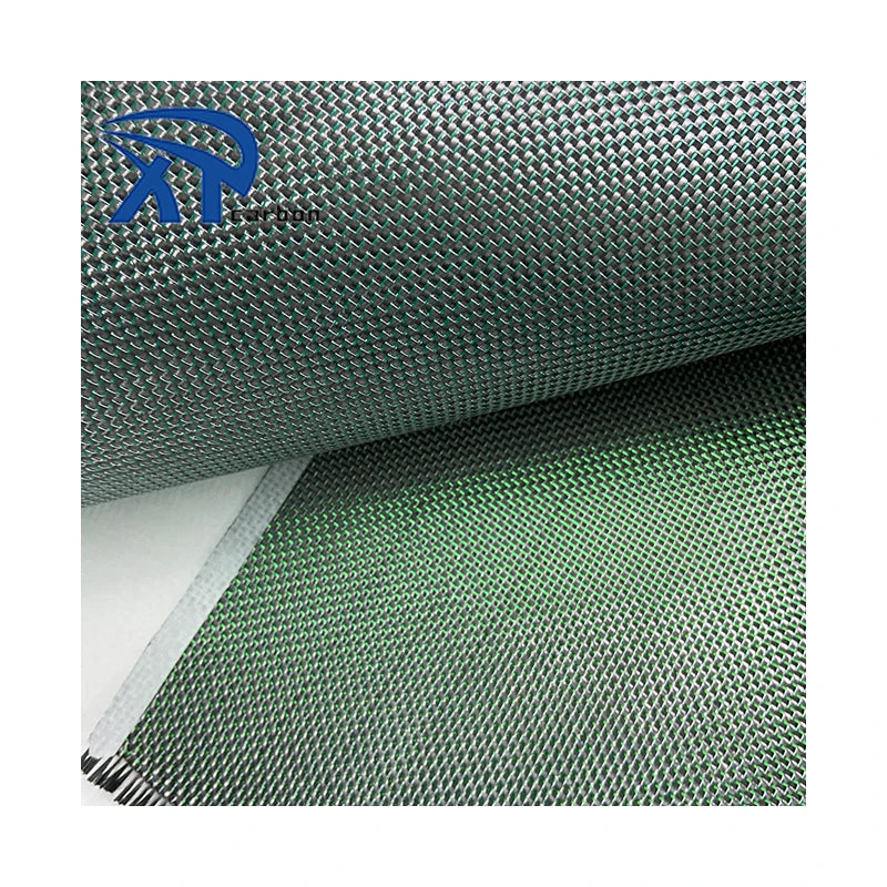 Glitter Lines 3k Dark Green+silver Reflection Carbon Fiber Fabric Color Golden+silver Cloth