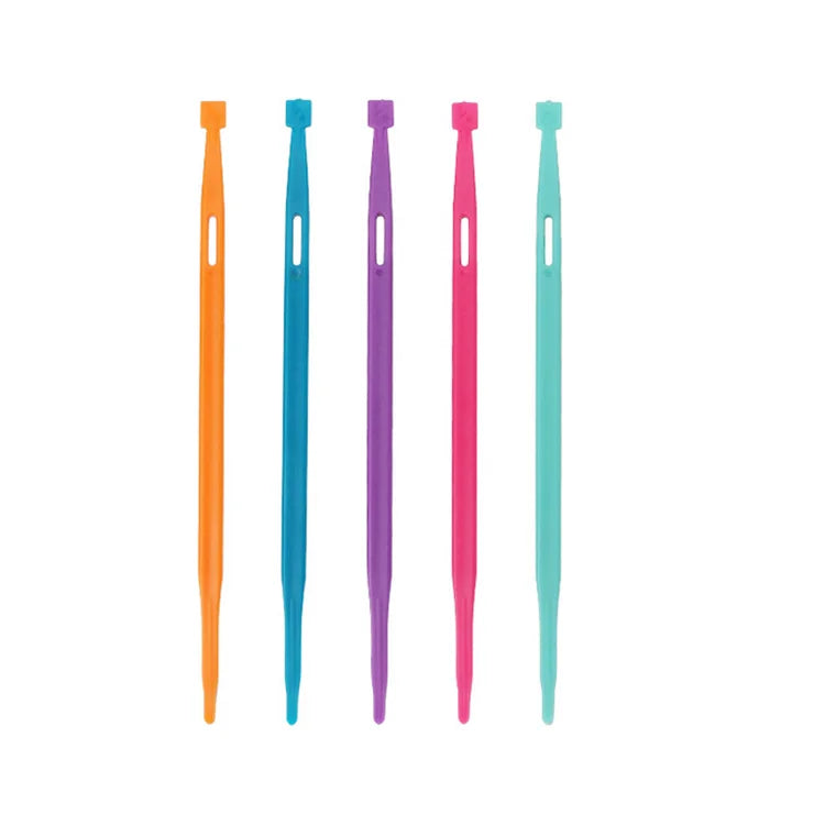 Plastic Sewing Accessories DIY Craft Tailor Home Industrial Needle Stick Rubber Band Webbing Elastic Threading Device Threader