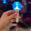 Customizable logo Concert Party Colorful Glow Keychain Creative Light Bulb Accessories Keychain ABS Wholesale