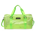 2024 Unisex PVC Transparent Travel Bag Large Capacity Weekender Overnight Beach Duffle Fashionable Clear Zipper Sports Bag
