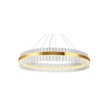 Luxurious Modern Crystal LED Chandelier Round Ellipse Ceiling Chandelier Luxury Lighting Fixtures Dining Room Suspended Lights