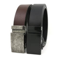 LQbelt Cowhide Ratchet Belt Men's Genuine Leather Belts Automatic Buckle Belts for Men OEM Factory Custom LOGO