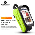 WEST BIKING Large Capacity Stable Bicycle Front Top Tube Bag Waterproof Bike Motorcycle Touch Screen Phone Holder Frame Bag