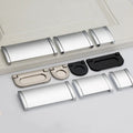 Zinc Alloy Buckle Turning Knobs Concealed Button Drawer Handles for Office or Bedroom Table Drawer