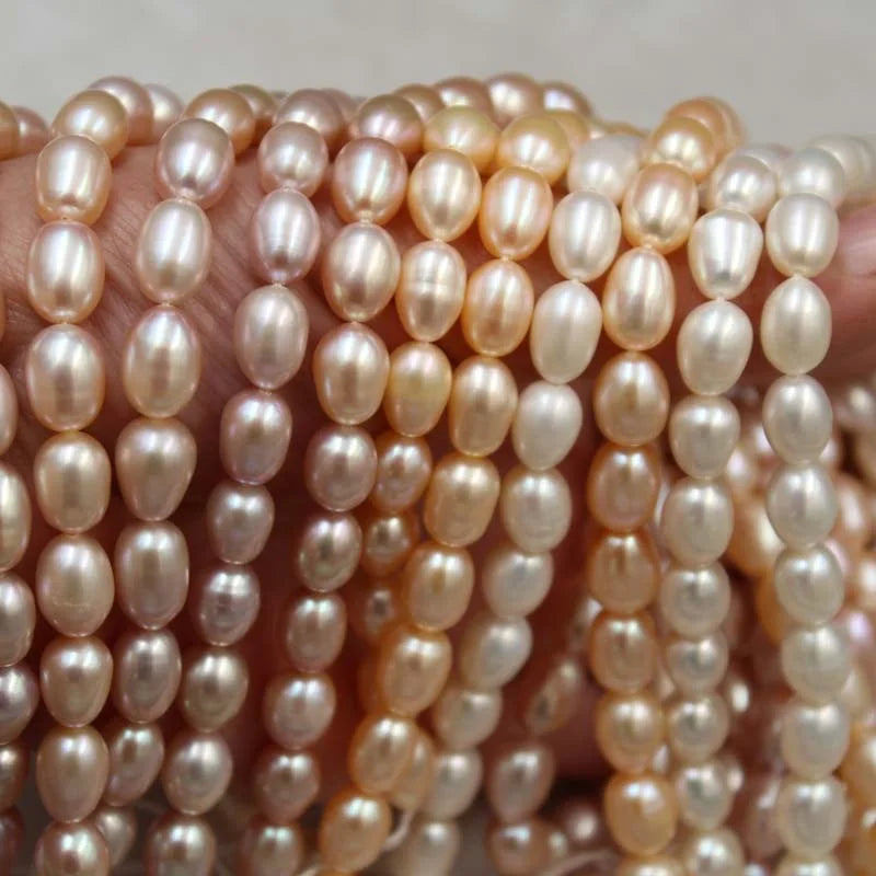Hot Sale 3a Good Quality High Luster Natural Real Freshwater Drop Pearl Strand 2-12mm String Beads for Jewelry Making