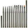 Professional Nail Supplier Detail Painting Kit Nail Art Brushes Fine Liner Round Flat Micro Detail Nail Art Brush Set
