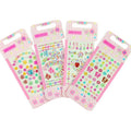 Children Rhinestone Gemstone Stickers for Handicrafts Self Adhesive Acrylic Crystal Diamond Rhinestone Gemstone Stickers