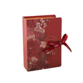 Luxury Design Creative Rigid Book Shaped Gift Box with Ribbon Matt/Glossy Lamination Recyclable Customizable Color Paperboard