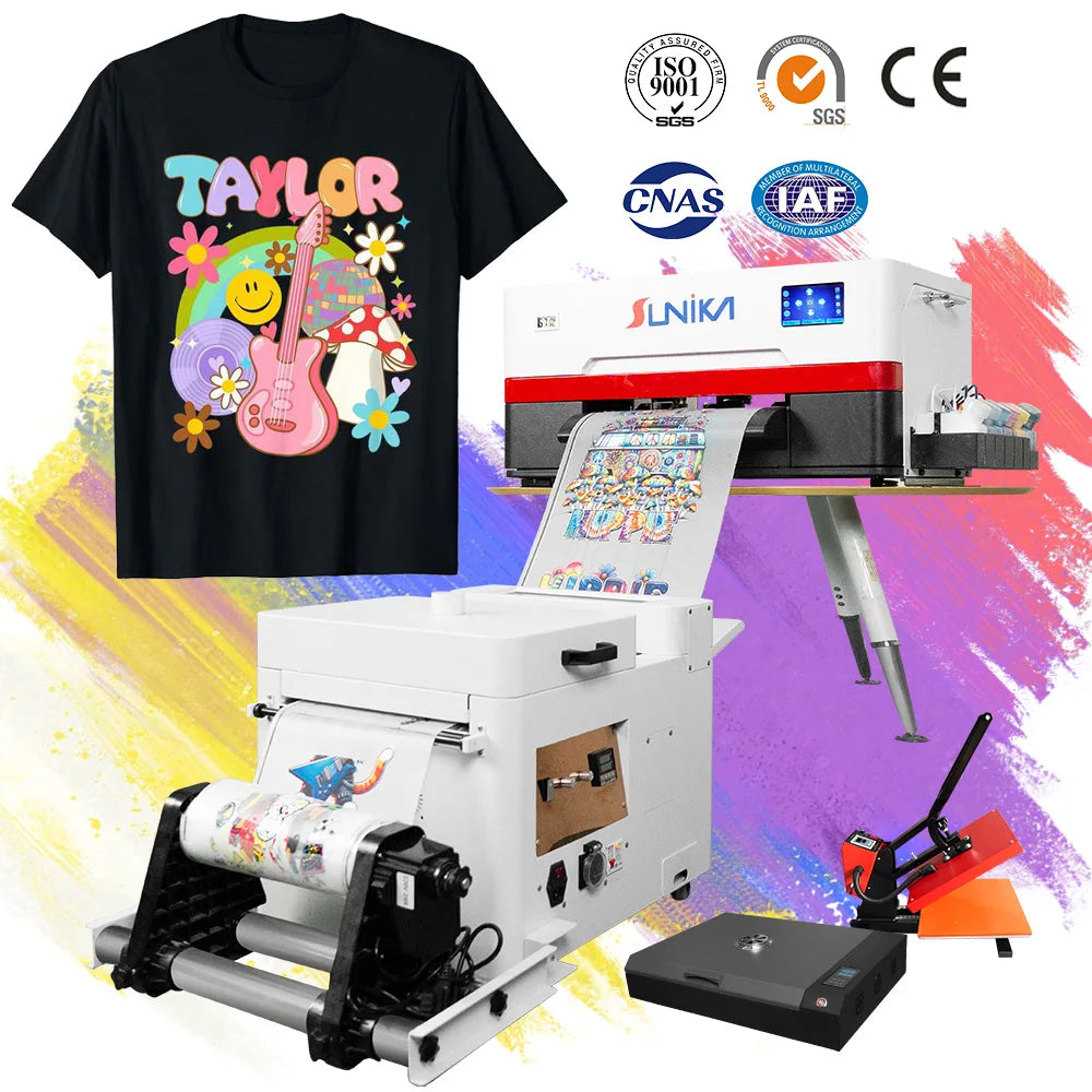 Sunika White Ink Print 13inch Dtf Printer epson F1080 Xp600 Dtf Printing Machine