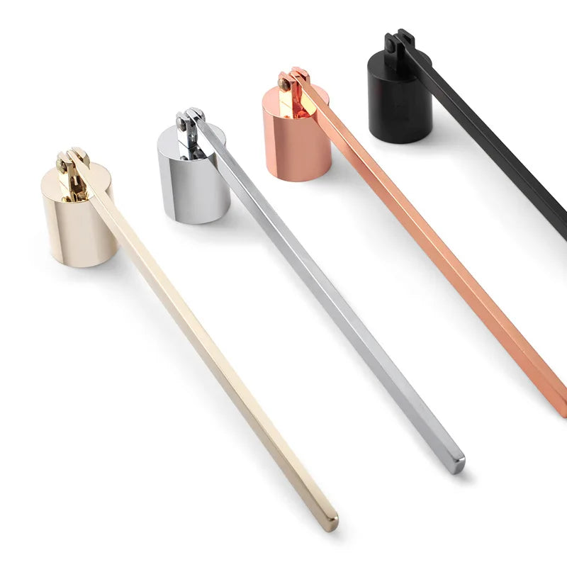 Wholesale Stainless Steel Wick Trimmer Bell Candle Snuffer Gold Candle Snuffer